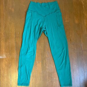 Aerie Teal High-Waisted Leggings